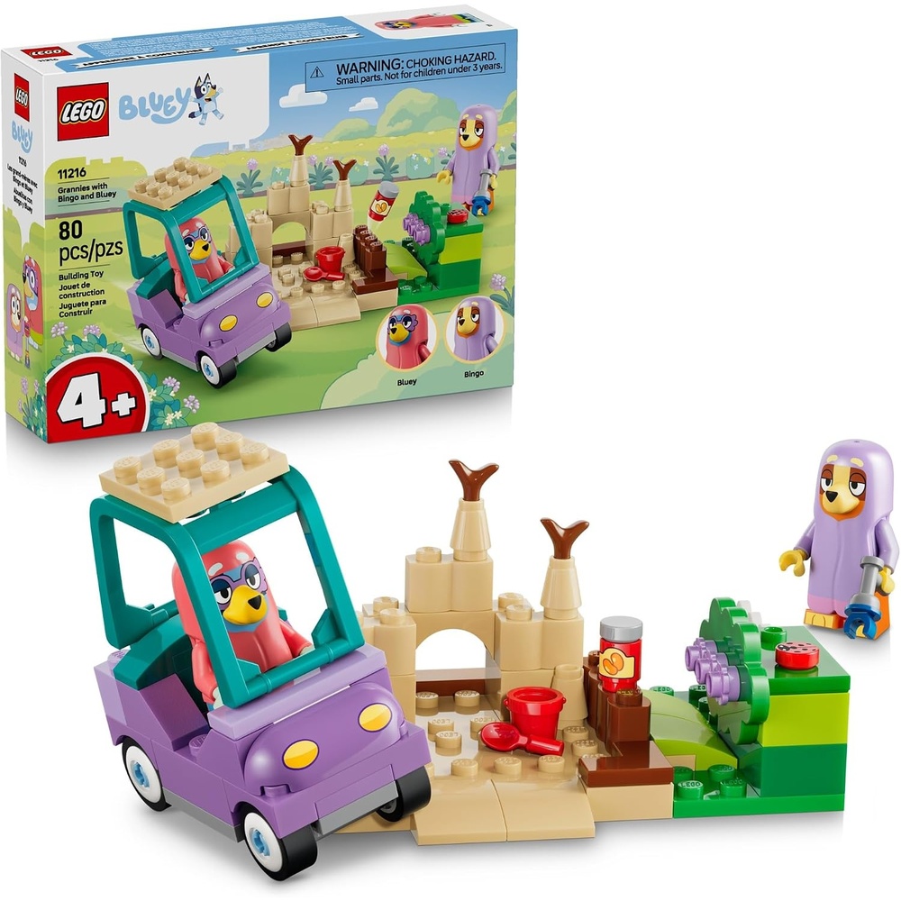 image:imageLEGO Bluey Grannies with Bingo and Bluey Building Toy for Girls amp Boys Ages 4 Toddler Car amp Playset with 2 Characters Gift for Birthdays 11216