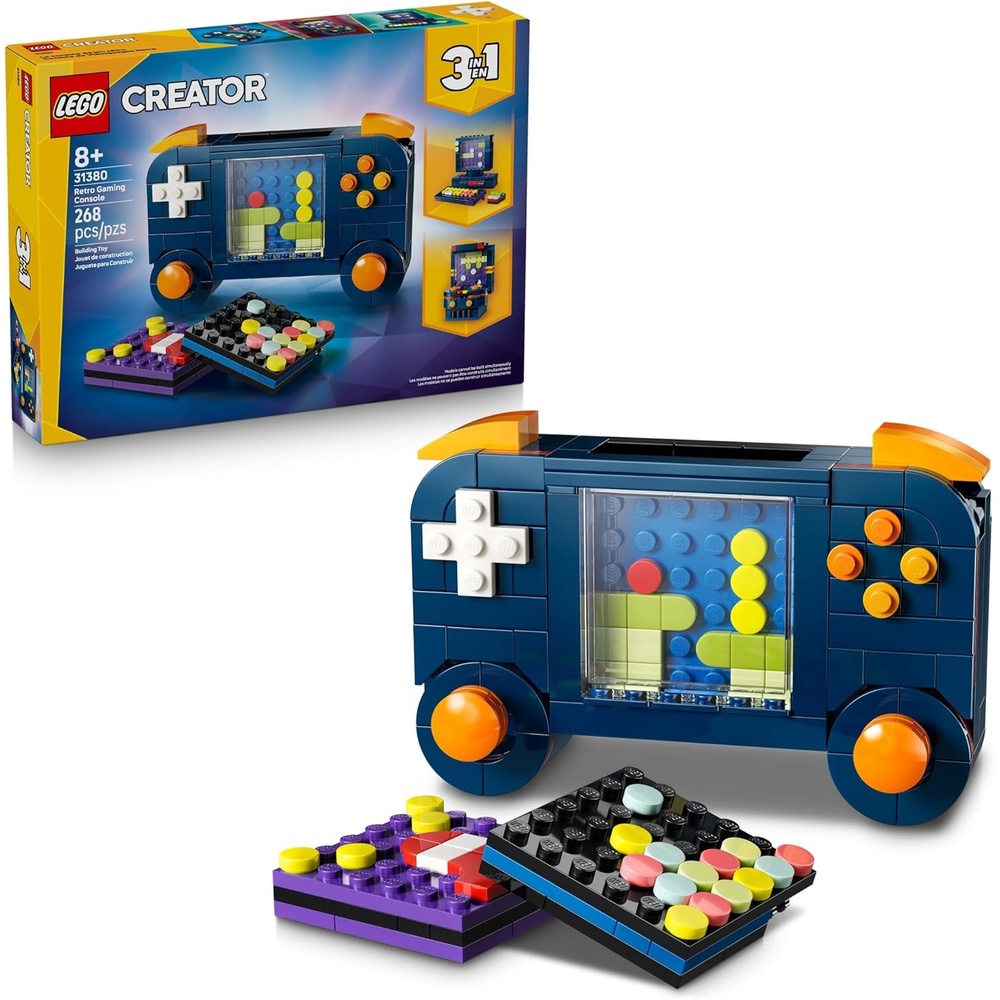 image:imageLEGO Creator 3 in 1 Retro Gaming Console Building Toy for Boys amp Girls Kids Build a Console Mini Arcade Game or Mini Computer Gift Idea for Gaming Fans Ages 8 31380