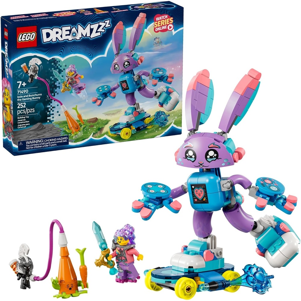 image:imageLEGO DREAMZzz Izzie and Bunchurro The Gaming Bunny Fantasy Bunny Toy for Kids Boys and Girls Ages 7 Building Set with Hero Minifigure Gift Idea for Birthdays 71490