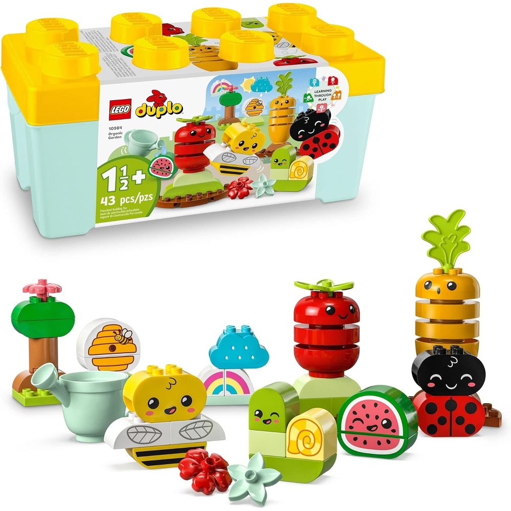 image:imageLEGO DUPLO My First Balancing amp Stacking Tree Building Toy Playset Gift for Easter for Toddlers Learning amp Educational Toy for Boys and Girls Ages 15 10440Stacking Toys