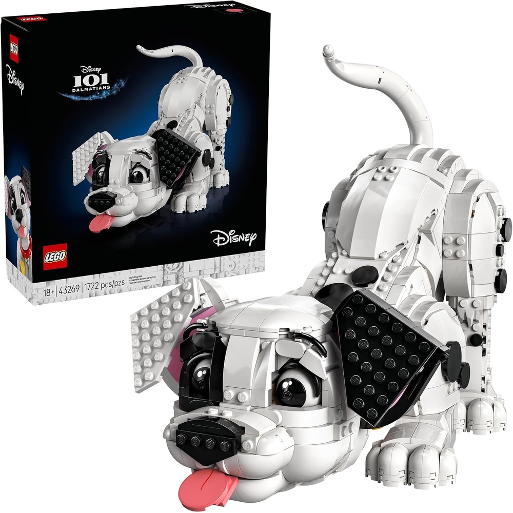 image:imageLEGO Disney 101 Dalmatians Puppy Building Set for Adults Collectible DIY Kit for Movie Fans 18 Build Patch Penny Rolly or a Custom Pup Gift Idea for Dog Lovers and Craft Enthusiasts 43269
