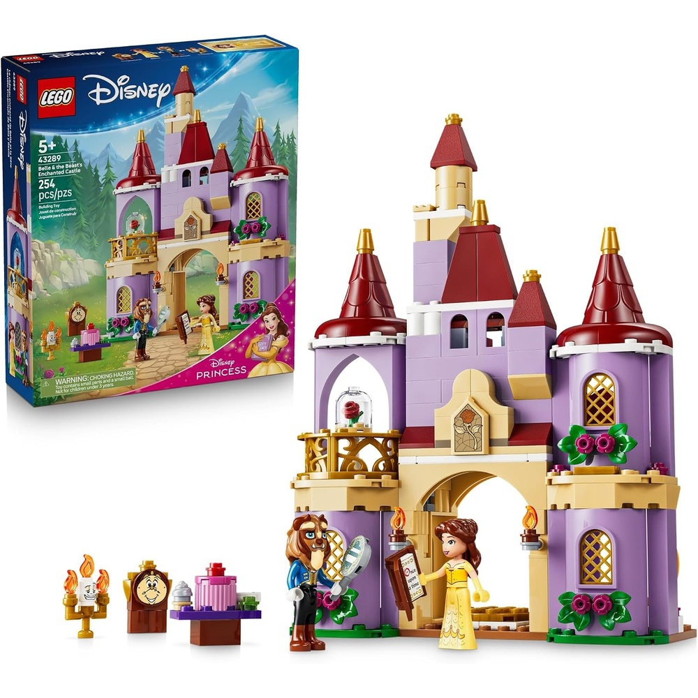 image:imageLEGO Disney Princess Belle amp the Beasts Enchanted Castle 43289 Building Toys for Girls amp Boys Ages 4 Castle Toy W Movie Characters Pretend Play 254 pieces Gift for Birthdays
