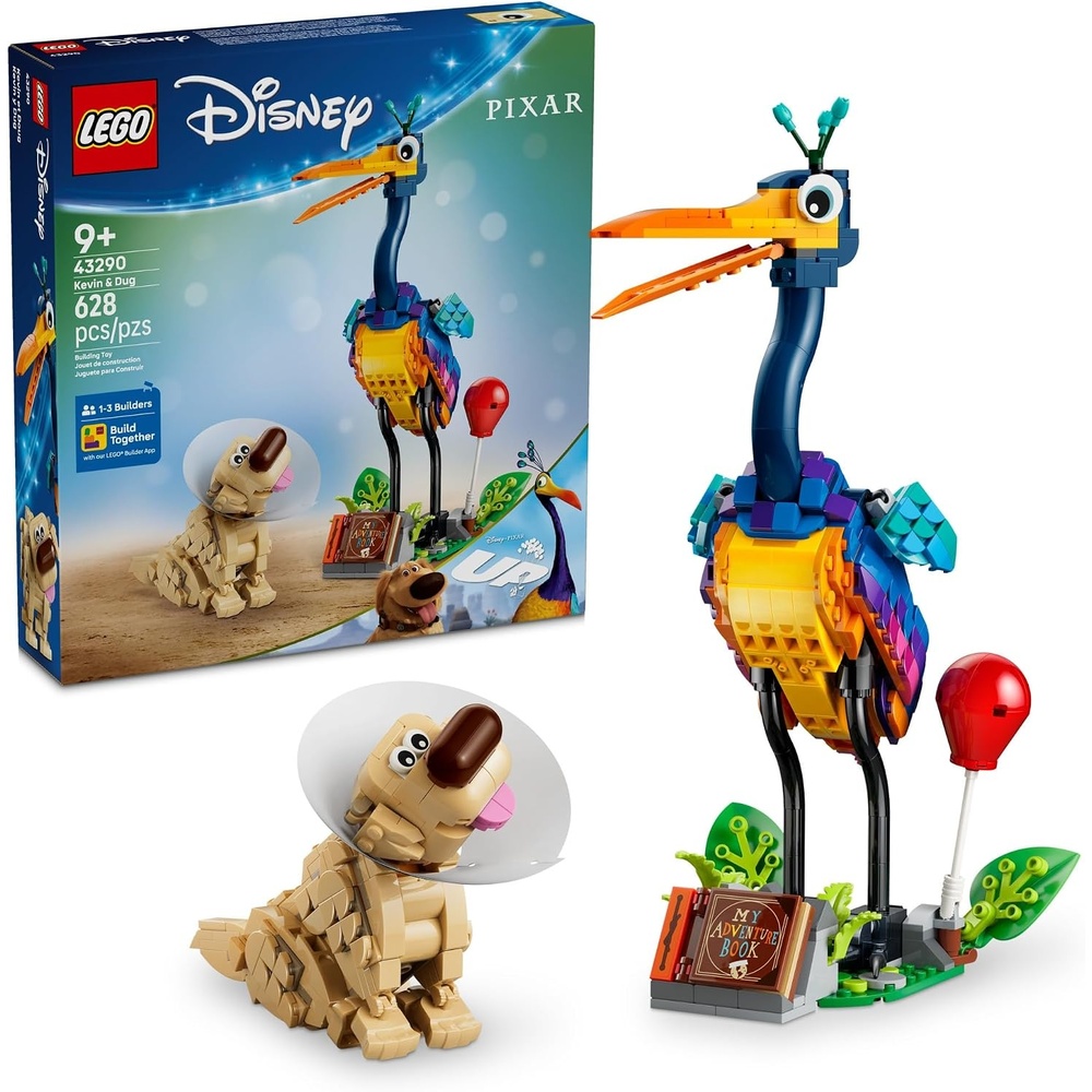 image:imageLEGO Disney and Pixar Kevin amp Dug Building Toy Up Movie Set for Girls amp Boys Ages 9 Disney Gift for Kids amp Fans Kids Bedroom or Desk Decor 43290