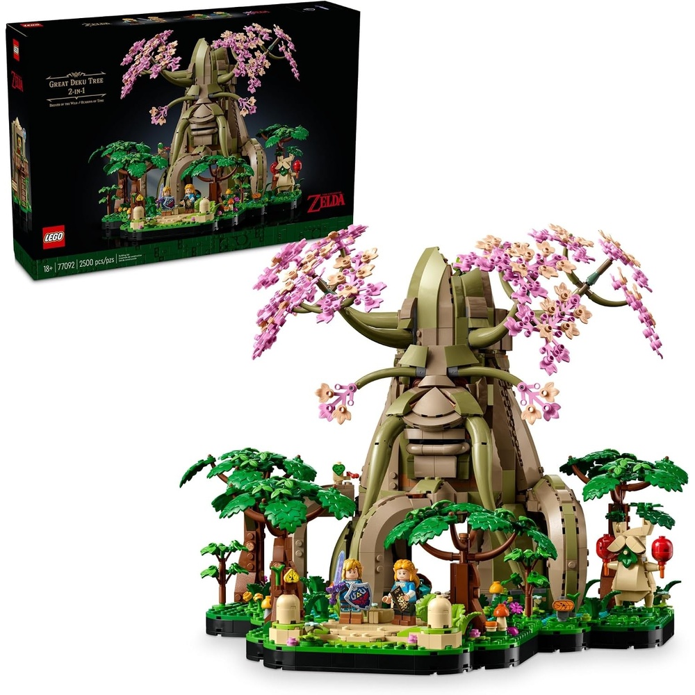 image:imageLEGO The Legend of Zelda Great Deku Tree 2in1 Model Building Set for Adults Ages 18 Collectible Zelda Kit for Home Decor Office or Bedroom Gift Idea for Fans of Video Game 77092