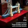 LEGO Architecture Tower Bridge 21067 | Building Set for Adults, Ages 18+, Relaxation Activity, Decor for Home Office, 3745 pieces, Gift for Men & Women