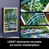 LEGO Art Claude Monet – Bridge Over a Pond of Water Lilies – Building Sets for Adults, Ages 18+ – Wall Decor for Living Room or Home Office – Gift for Women & Men – 31220