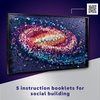 LEGO Art The Milky Way Galaxy Building Set – Space Decor DIY Kits for Adults for Bedroom wall, Ages 18+ – Gift Ideas for Astronomy Lovers, Men & Women – Includes Frame for Display – 31212