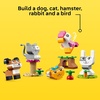 LEGO Classic Creative Pets, Building Brick Animals Toy, Kids Build a Dog, Cat, Rabbit, Hamster and Bird, Gift for Animal-Loving Boys and Girls Aged 5 and Up, Great Build Together Toy, 11034