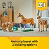 LEGO Creator 3 in 1 Beautiful Horse Building Toy for Kids – Building Blocks & Learning Toy for Girls & Boys, Ages 9+, Create a Horse, Bear, or Deer Toy with 1 Set – Gift for Birthdays – 31166
