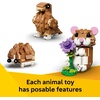 LEGO Creator 3 in 1 Cute Hamster with a Flower Building Toy for Girls & Boys, Ages 7+ – Kids Build a Hamster, Hedgehog or Eagle Animal Figure – Gift Idea for Birthdays – 31376