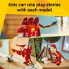 LEGO Creator 3 in 1 Fierce Dinosaur Building Toy for Boys & Girls, Ages 8+ – Gift for Birthdays – Kids Build 1 of 3 Prehistoric Animal Figures – 31379
