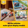 LEGO Creator 3 in 1 Flatbed Truck with Helicopter Toy, Transforms from Flatbed Truck Toy to Propeller Plane to Hot Rod and SUV Cars, Gift Idea for Boys and Girls Ages 7 Years Old and Up, 31146