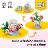 LEGO Creator 3 in 1 Floral Decor Perfume Bottle 31383 | Building Toys for Girls & Boys, Ages 8+, 3 Building Options, Bedroom or Desk Decor, 286 pieces, Gift for Birthdays