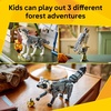 LEGO Creator 3 in 1 Forest Animals: Gray Wolf – Building Toy for Boys & Girls, Ages 8+ – Build a Wolf, Falcon or Raccoon – Gift for Kids’ Birthdays – 31393