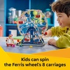 LEGO Creator 3 in 1 Iconic Ferris Wheel 31389 | Building Toys for Boys & Girls, Ages 8+, 3 Building Options, Display or Play, 916 pieces, Gifts for Birthdays