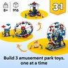 LEGO Creator 3 in 1 Iconic Ferris Wheel 31389 | Building Toys for Boys & Girls, Ages 8+, 3 Building Options, Display or Play, 916 pieces, Gifts for Birthdays