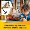LEGO Creator 3 in 1 Iconic Pirate Ship Toy – Building Set for Boys & Girls, Ages 9+ – Includes 5 Minifigures – Gift for Kids’ Birthdays – 31387