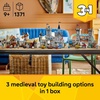 LEGO Creator 3 in 1 Medieval Horse Knight Castle Toy for Kids – Building Blocks & Learning Toy for Boys & Girls Ages 9+ – 3 Storytelling Building Sets in 1 – Gift for Birthdays – 31168