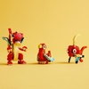 LEGO Creator 3 in 1 Red Dragon Toy, Transforms from Dragon to Fish to Phoenix, Gift Idea for Boys and Girls Ages 6 and Up, Animal Toy Set for Kids, 31145
