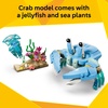 LEGO Creator 3 in 1 Sea Animals: Beautiful Dolphins Building Toy for Girls, Boys, & Kids, Ages 8+ – Gift for Birthdays – Build a Dolphin, Seahorse, or Crab Animal Figure – 31385