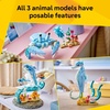 LEGO Creator 3 in 1 Sea Animals: Beautiful Dolphins Building Toy for Girls, Boys, & Kids, Ages 8+ – Gift for Birthdays – Build a Dolphin, Seahorse, or Crab Animal Figure – 31385