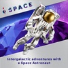 LEGO Creator 3 in 1 Space Astronaut Toy, Building Set Transforms from Astronaut Figure to Dog to Viper Jet, Space-Themed Gift Idea for Boys and Girls Ages 9 Years Old and Up, 31152