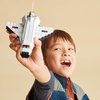 LEGO Creator 3 in 1 Space Shuttle Toys – Space Toys Building Set for Boys & Girls, Ages 6+ – Option to Build 2 Spaceships or Astronaut – Educational Gift for Kids Birthday & Holidays – 31134(Shuttle Toy)