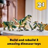 LEGO Creator 3 in 1 T Rex Toy – Dinosaur Toy Building Set for Kids, Boys & Girls, Ages 9+ – 3 Building Options, T-Rex to Triceratops to Pterodactyl – Gift Idea for Birthdays – 31151