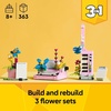 LEGO Creator 3 in 1 Typewriter with Flowers – Building Toy with 3 Building Options, Typewriter, Flowerpot with Pen & Notebook, or Keytar – Gift Idea for Birthdays – 31169