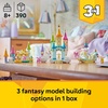 LEGO Creator 3 in 1 Unicorn Castle Building Toy for Kids – Unicorn Toy Trio for Girls & Boys, Ages 8+ – Build 3 Pretend Play Toys with 1 Set of Building Blocks – Gift Idea for Birthdays – 31175