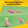 LEGO Creator 3 in 1 Wild Animals: Pink Flamingo Animal Building Toy – Playset with 3 Build Options, Pink Flamingo, Cockatoo, or Axolotl – Learning Toy for Kids, Ages 8+ – 31170