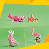 LEGO Creator 3 in 1 Wild Animals: Pink Flamingo Animal Building Toy – Playset with 3 Build Options, Pink Flamingo, Cockatoo, or Axolotl – Learning Toy for Kids, Ages 8+ – 31170