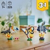 LEGO Creator 3 in 1 Wild Animals: Tropical Toucan Building Toy for Kids- Jungle Building Blocks & Learning Toy for Girls & Boys, Ages 7+ – Build 3 Animal Toys in 1 Set – Gift for Birthdays – 31173