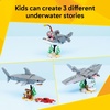 LEGO Creator Fierce Shark with a Treasure Chest Building Toy for Boys & Girls – Kids Build a Shark, Fish, or Manta Ray Animal Figure – Bedroom or Shelf Decor for Ages 8+ – 31381