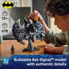 LEGO DC Batman: Batman Logo Building Toy – Super Hero Bedroom Decor for Kids, Boys & Girls, Ages 12+ – with Classic & Golden Batman Minifigures – Gift Idea for Birthdays & Fans – 76330