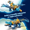 LEGO DREAMZzz Crocodile Submarine Building Toy for Boys & Girls – Pretend Play Set for Kids, Ages 8+, W/2 Build Options – Includes 3 Minifigures & Treasure Creature – Gift Idea for Birthdays – 71512