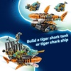 LEGO DREAMZzz Tiger Shark Tank Building Toy for Boys & Girls – Ages 9+ – Pretend Play Set for Kids, Ages 9+, W/2 Build Options – Includes 5 Minifigures – Gift Idea for Birthdays – 71515
