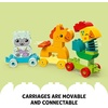 LEGO DUPLO My First Animal Train Building Set and Horse Toy, Educational Toy for Toddlers Ages 1-3 with 4 Animal Figures, Creative Nature Birthday Gift for Preschoolers, 10412