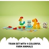 LEGO DUPLO My First Animal Train Building Set and Horse Toy, Educational Toy for Toddlers Ages 1-3 with 4 Animal Figures, Creative Nature Birthday Gift for Preschoolers, 10412