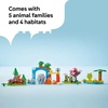 LEGO DUPLO Town 3 in 1 Wild Animal Families Building Toy Playset – Preschool Learning and Educational Toy for Toddlers, Boys and Girls, Ages 2+ – with 10 Animal Figures – Baby Gift Idea – 10446