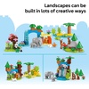 LEGO DUPLO Town 3 in 1 Wild Animal Families Building Toy Playset – Preschool Learning and Educational Toy for Toddlers, Boys and Girls, Ages 2+ – with 10 Animal Figures – Baby Gift Idea – 10446