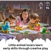 LEGO DUPLO Town Animal Building Game 10472 | Building Toys for Toddlers, Ages 3+, Sturdy Build for Pretend Play, Develops Fine Motor Skills, 94 pieces, Gift for Birthdays