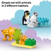 LEGO DUPLO Town Wild Animal Families Penguins & Lions Building Toy Playset – Preschool Learning & Educational Animal Toy for Toddlers, Boys and Girls, Ages 2+ – Baby Gift Ideas – 10442