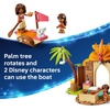LEGO Disney Moana Village House & Boat 43282 | Building Toys for Girls & Boys, Ages 4+, Develops Fine Motor Skills, Moana Minidoll, 85 pieces, Gift for Birthdays