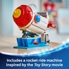 LEGO Disney and Pixar Toy Story Alien with Pizza Planet Rocket Ride – Building Toy for Girls & Boys, Ages 9+ – Disney Gift Idea – Kids Bedroom Decor – 43307