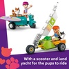 LEGO Friends Surfing Dogs and Scooter Adventure – Building Toy Pretend Play Set for Kids, Girls and Boys, Ages 6+ – with 2 Minidolls and 2 Corgi Toy Dogs – Gift Idea for Birthdays – 42641
