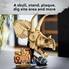 LEGO Jurassic World Dinosaur Fossils Triceratops Skull Toy – Dinosaur Toy Fossil Building Set for Kids, Boys and Girls, Ages 9+ – Model Display Kit – Gift Idea for Birthdays – 76969