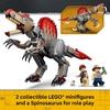 LEGO Jurassic World Spinosaurus Dinosaur Escape 77982 | Building Toy for Boys & Girls, Ages 9+, Dinosaur Toy Playset for Kids, Pretend Play, 820 pieces, Gift for Birthdays