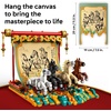 LEGO Spring Festival Galloping Horse Canvas Kids Building Toy – Year of the Horse Toy for Girls & Boys, Ages 10+ – Buildable Chinese New Year Decoration – Gift Idea for Birthdays & Families – 80119