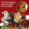 LEGO Spring Festival Galloping Horse Canvas Kids Building Toy – Year of the Horse Toy for Girls & Boys, Ages 10+ – Buildable Chinese New Year Decoration – Gift Idea for Birthdays & Families – 80119
